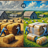 Шпагат чи плівка — що краще для зберігання кормів